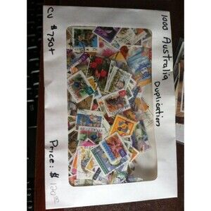 1000 Australia used stamps